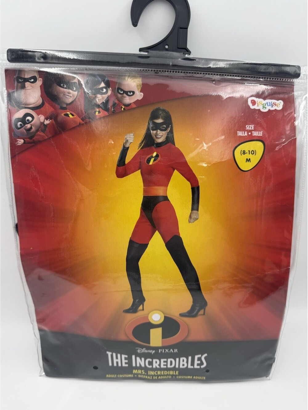 Disguise Womens Mrs. Incredible Deluxe Incredibles Halloween Costume Medium 8-10
